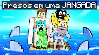 Preso em uma JANGADA como MOBS no Minecraft!