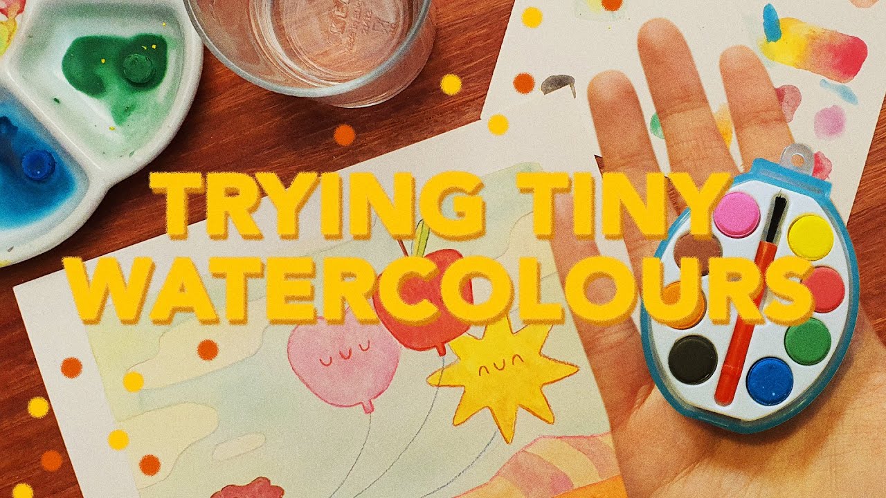 ✨ Пробую акварель за 1 доллар ✨