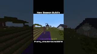 New Season Build's #minecraft #minecraftgame #minecraftlive #shortsfeed #shortvideo #shorts #short
