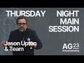 Jason upton  maps global  ag23 thursday night