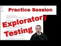 Software Exploratory Testing Practice Session - HTML Button Game