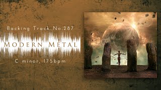 Modern Technical Metal Backing Track in Cm | BT-287