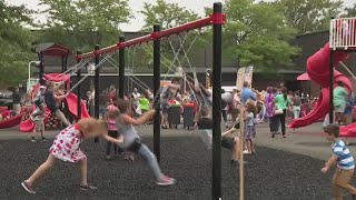 Brookfield Immanuel Lutheran playground dedication | FOX6 News Milwaukee screenshot 2