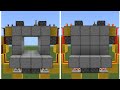 2x2 Seamless Flush Piston Door | Minecraft Bedrock Edition