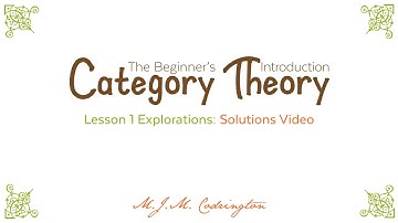 Category Theory: The Beginner