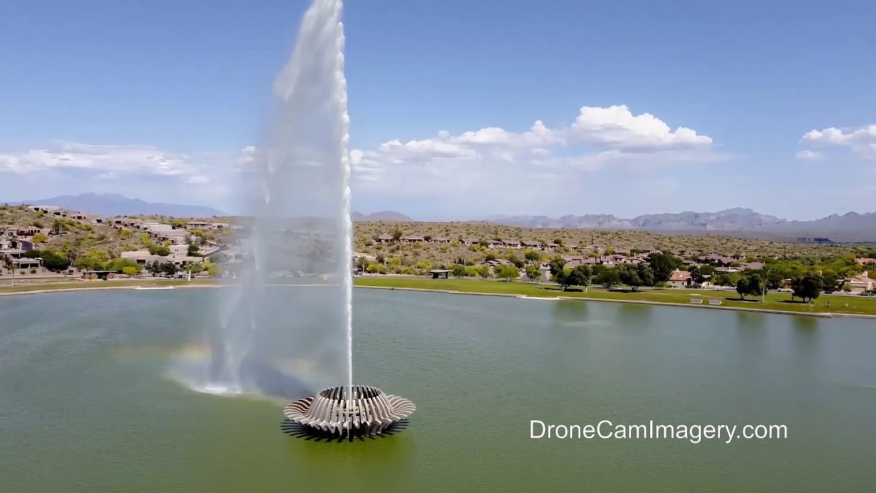 Aerial video of one of the tallest Fountains in the world. YouTube