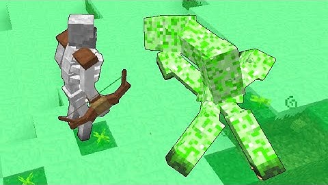 Minecraft Mutant Creeper VS Mutant Skeleton! [Mob Battle]