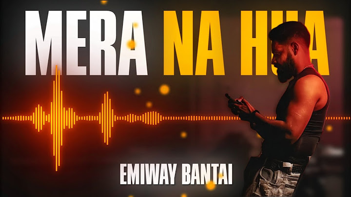 EMIWAY BANTAI - MERA NA HUA | SLOWED REVERB VISUALIZER #emiwaybantai #emiway #desihiphop