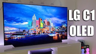 NEW 2021 LG C1 OLED Unboxing and Setup | EVERYTHING YOU NEED TO KNOW