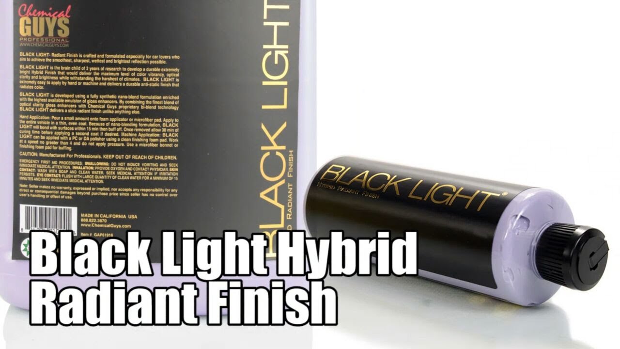 Black Light Hybrid Radiant Finish - Chemical Guys Car Care 