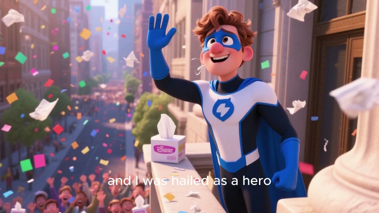 🤧 SNEEZE-MAN: The Hero Who Can't Stop Sneezing!