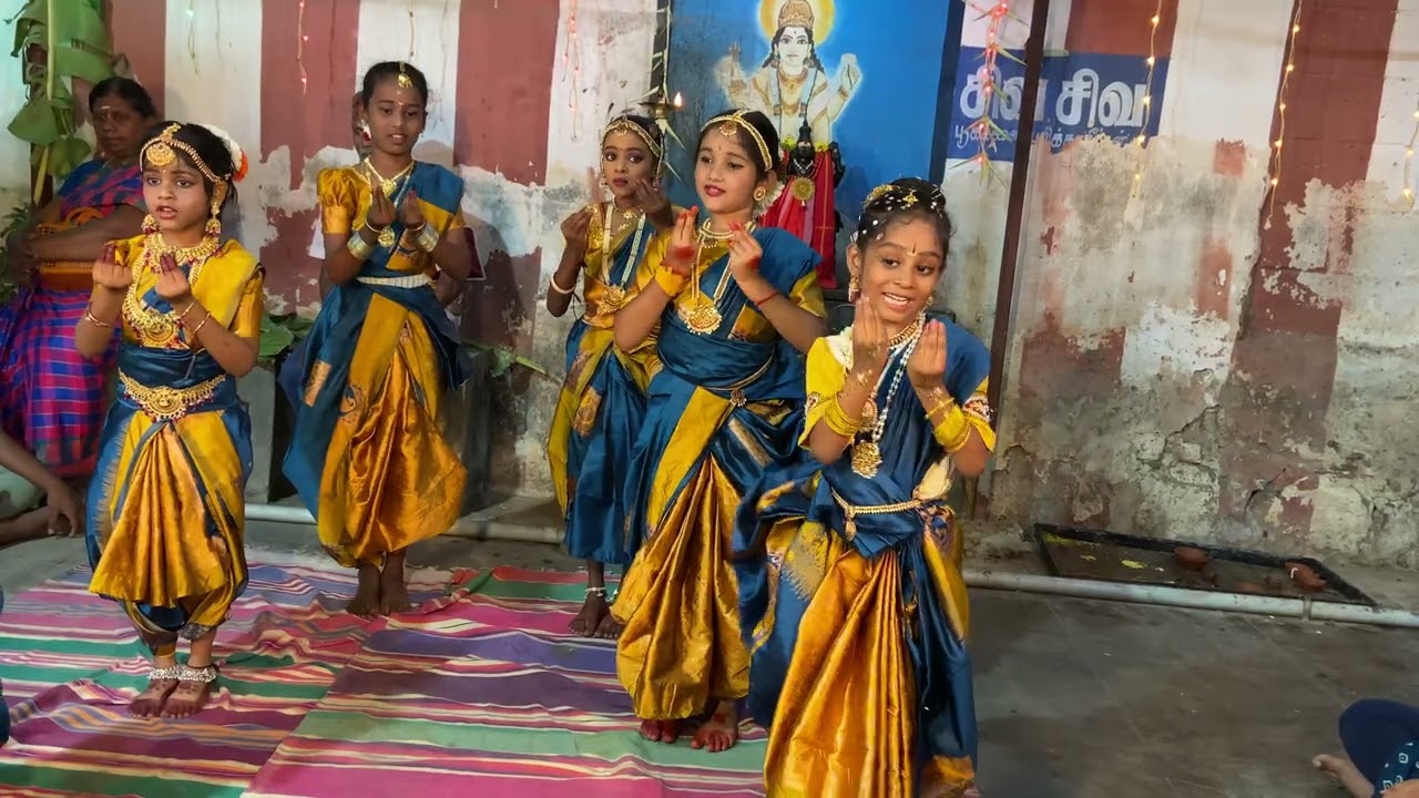 Adhvitha’s dance in temple 