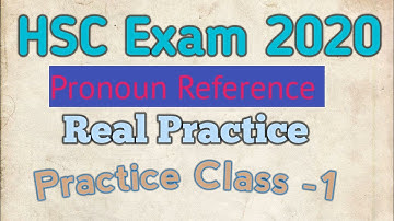 HSC I| Pronoun Reference Board Question Practise with Explanation. Dhaka Board 2017 Exercise.