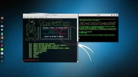 Kali Linux-Creating FUD Backdoor with TheFatRat