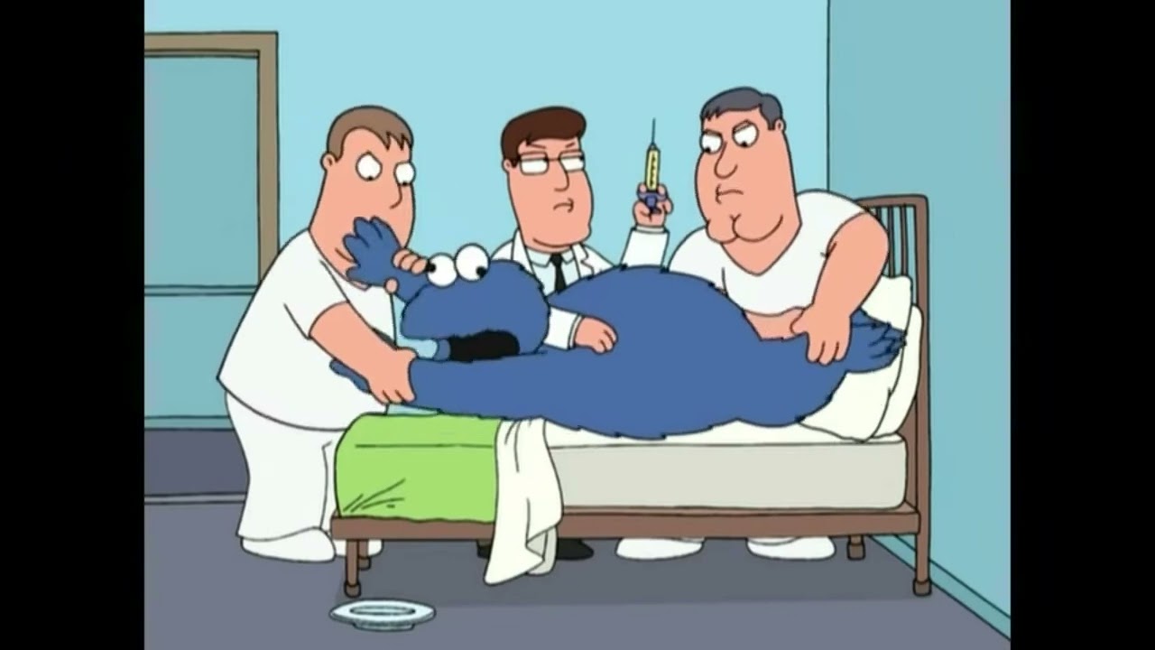 ( Family Guy Serie's 1998 - 2020 ) Cookie Monster - YouTube
