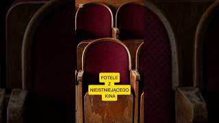 Theater seats from a cinema that no longer exists. Saved from oblivion