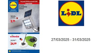 Catalogue Lidl - Les bonnes affaires de la semaine - 27/03/2025 - 31/03/2025