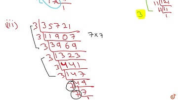 By which smallest number must the following numbers be divided so that the quotient is a perfect...