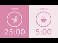 25 5 Pomodoro Timer With Pink Noise 1 Hour Study With Me For Deep Focus ADHD mp3