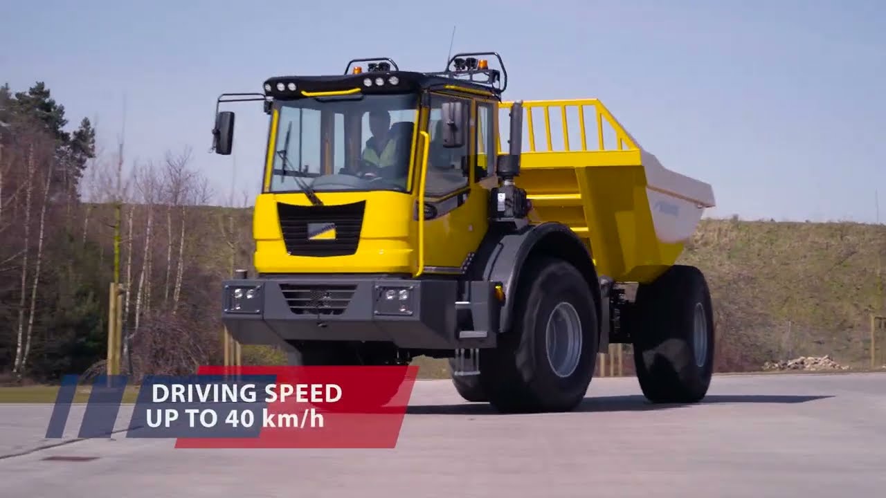 Bergmann C815s Compact Articulated Dump Truck