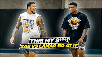 He Was POPPIN It... Lamar Peters & Zae Go AT IT In One Of The GREATEST Games On Ballislife EVER