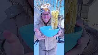 Cold Snow Pop #asmr #snow #funny #odlysatisfying #ice #satisfying #fyp