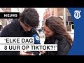 Jongen schrikt van schermtijd telefoon