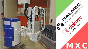 Dalmec Pneumatic Manipulator for handling Drums in Chemistry sector