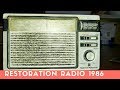 Restoration and What's inside a Radio National Panasonic 1986