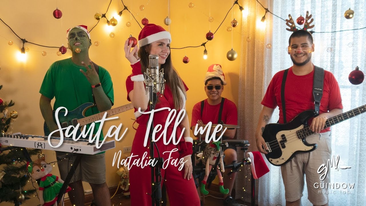 Santa Tell Me (Ariana Grande) - Cover Natalia Faz - Arreglo GW Music Lab