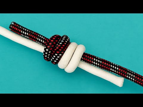 Rope connecting knots, knotting method