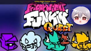 Lawan 4 karakter nih (MOD QUEST)Friday night funkin indonesia screenshot 4