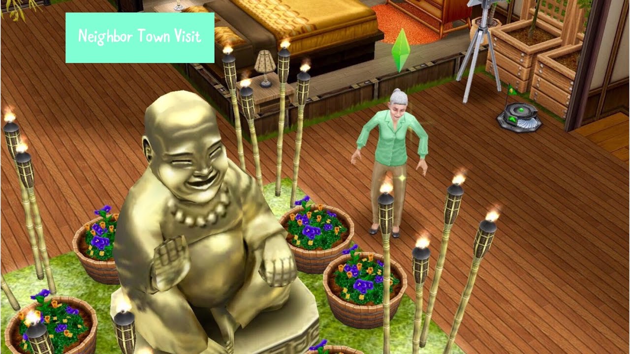 SIMS FREEPLAY NEIGHBOR TOWN VISIT YouTube