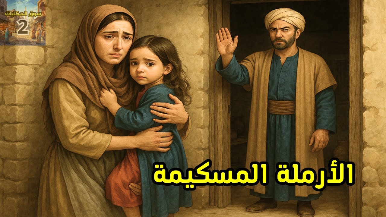 قصة الأرملة المسكينة، بعد موت زوجها المفاجئ يطردها أخو زوجها مع ابنتها، قصة ملهمة