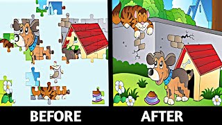 Baby Cat And Dog | Puzzle Solve Trick screenshot 4