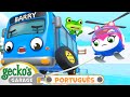 Lago Congelado! | 1 HORA DO GECKO! | Moonbug Kids em Português | Desenhos Animados para Crianças