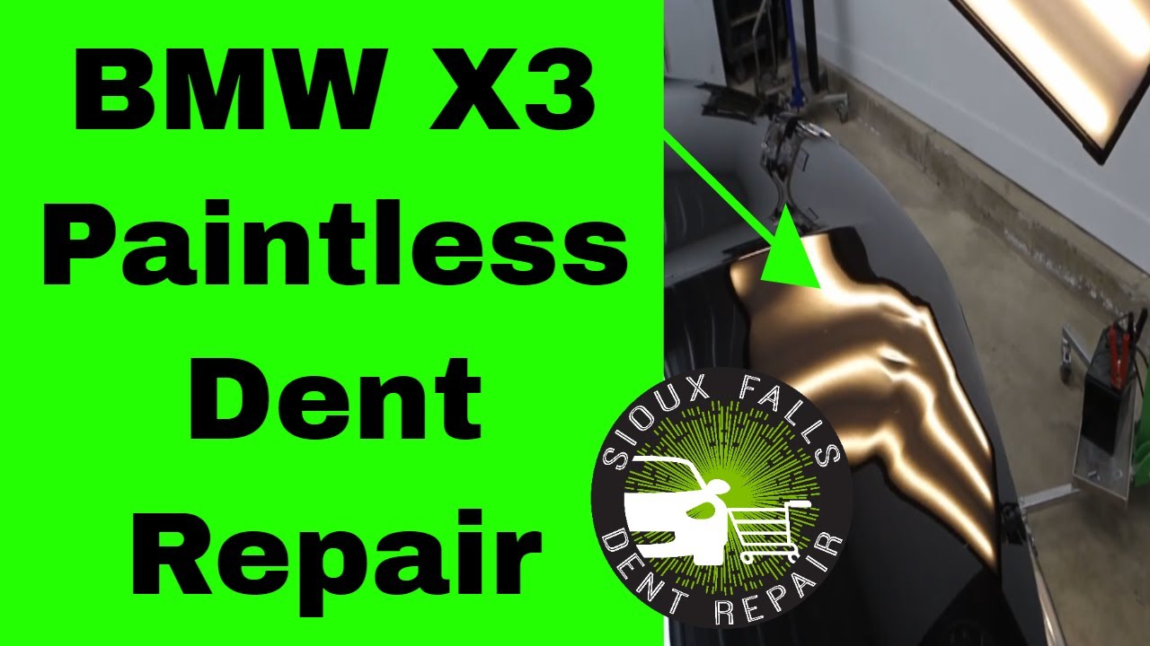 BMW X3 Paintless Dent Repair Aluminum Hood Dent Removal Sioux Falls