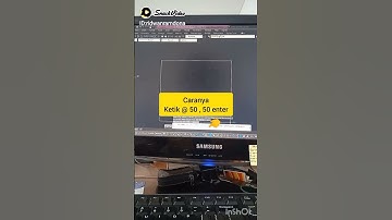 Step 2 | Belajar Autocad (menggambar Persegi / Rectangle)