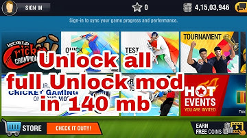 [140 mb] !! WCC 2 hack mod !! Full unlock mod on Android