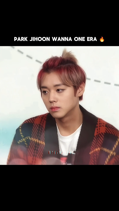 That little ponytail was a whole visual serve 🔥 #parkjihoon #weakheroclass #wannaone