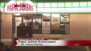 Papa Johns evacuated