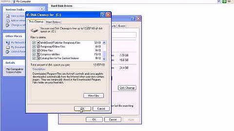 How To Do a Disk Cleanup In Windows XP