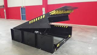 Hydraulic dock levelers for loading bays and warehouses