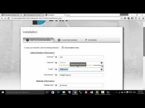Installing and Configring DNN 8
