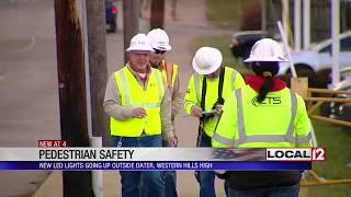 New LED lights installed outside two West Price Hill schools