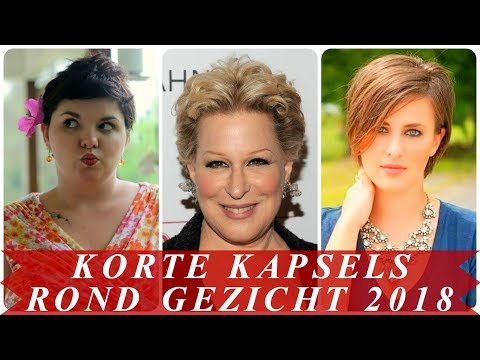 Fonkelnieuw Korte kapsels voor dikke rond gezicht dames - YouTube SC-23