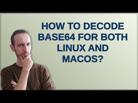 How to decode base64 for both Linux and macOS?