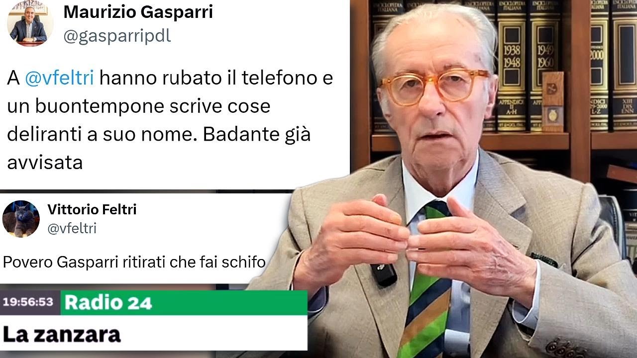 Feltri contro i vertici di Forza Italia - La Zanzara 8.7.2024