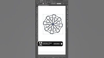 Triangle Overlap Art Design Adobe Illustrator #agdesigner #illustratorshorts #shortsfeed