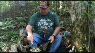 HOT Alabama Day making a Bushcraft Breakfast on the Mountain Alabama Outdoorsman Woodsman